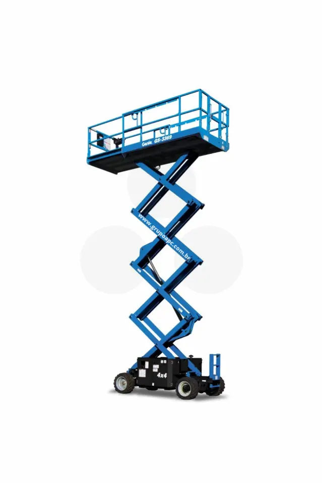 Grupo APC Genie GS-3369RT 4X4 plataforma elevatória tesoura - Sanfonada
