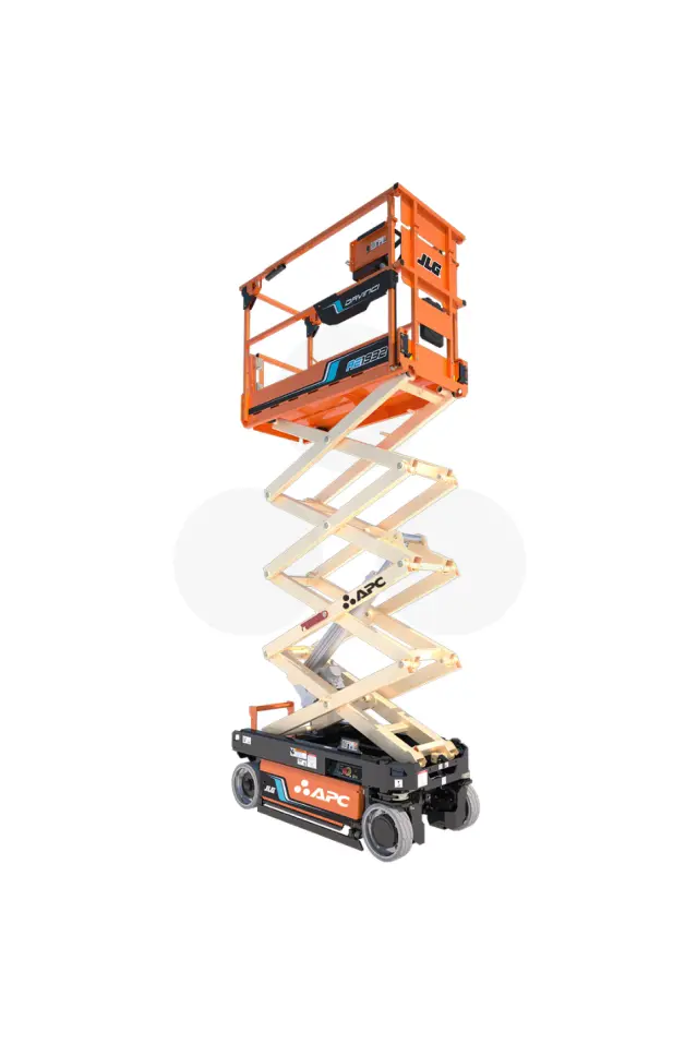 Plataforma elevatória Tesoura JLG AE1932 DaVinci All-Electric Grupo aPC
